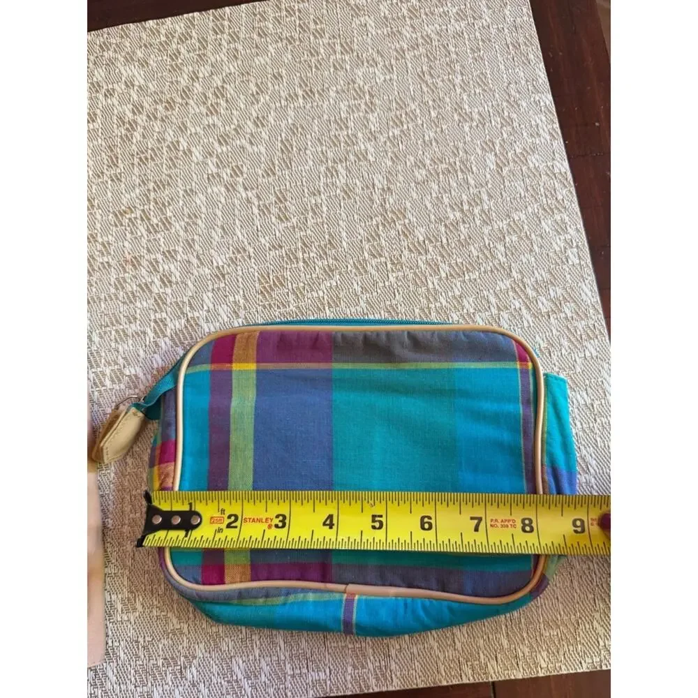 Lauren Ralph Lauren plaid cosmetic bag